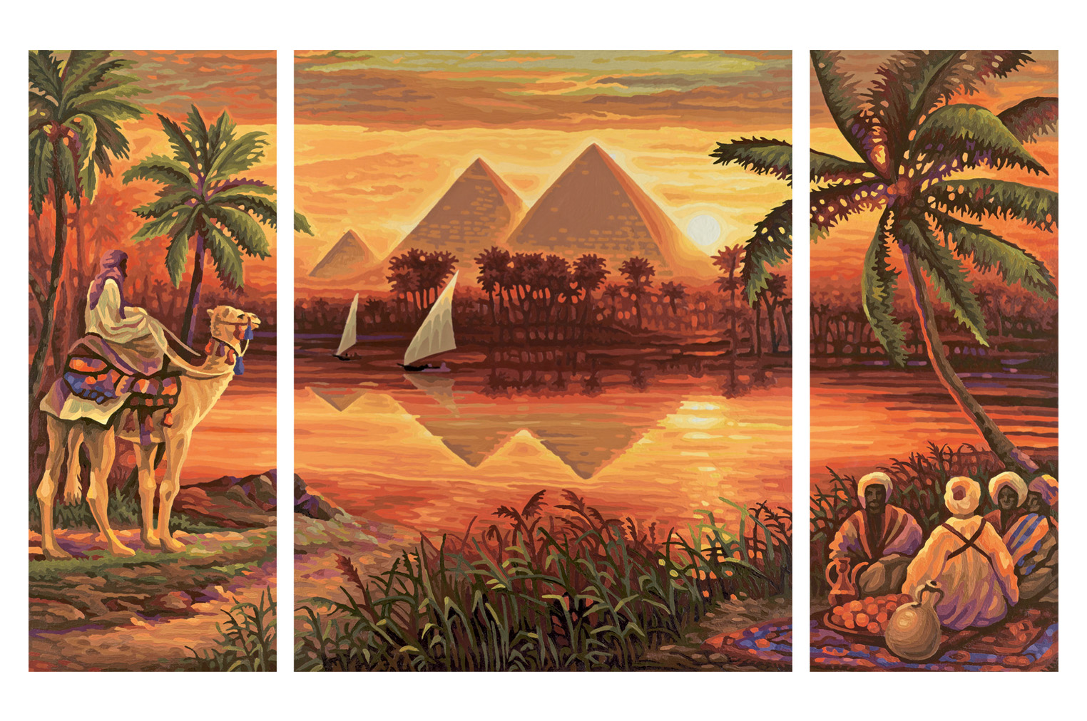 Древний Египет триптих