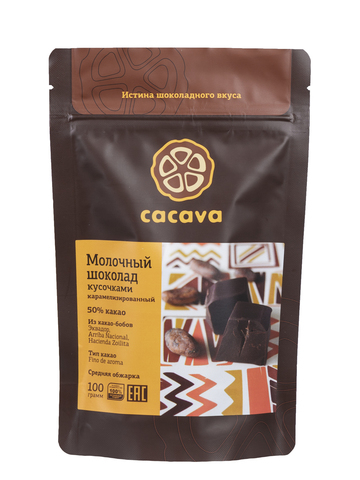 Молочный шоколад, карамелизированный, 50 % какао (Эквадор)