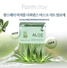 Маска тканевая с Алоэ FARMSTAY Visible Difference Mask Sheet Aloe