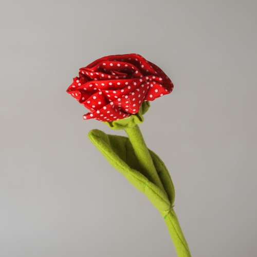 Стикер цветок ручной работы E 98869 R(1) красный