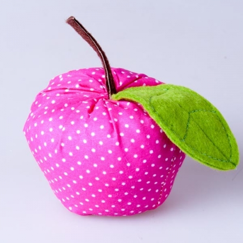 Яблоко розовое ручной работы E 302206 Y