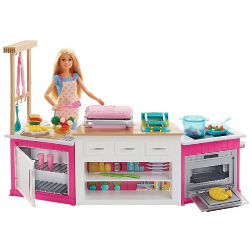 Barbie® Barbie супер кухня с куклой