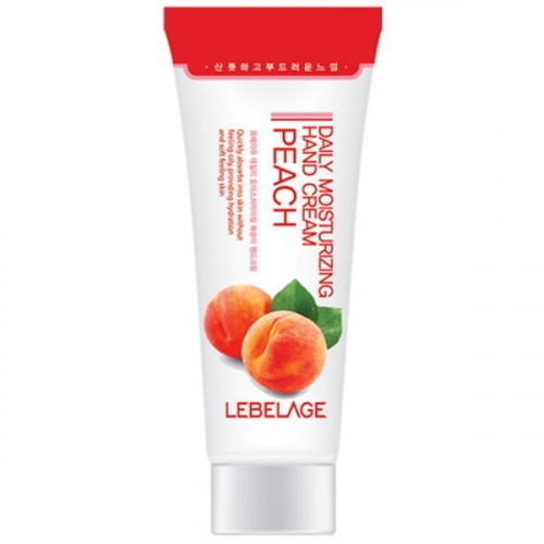 Крем для рук увлажняющий с экстрактом персика Lebelage Daily Moisturizing Peach Hand Cream 100ml