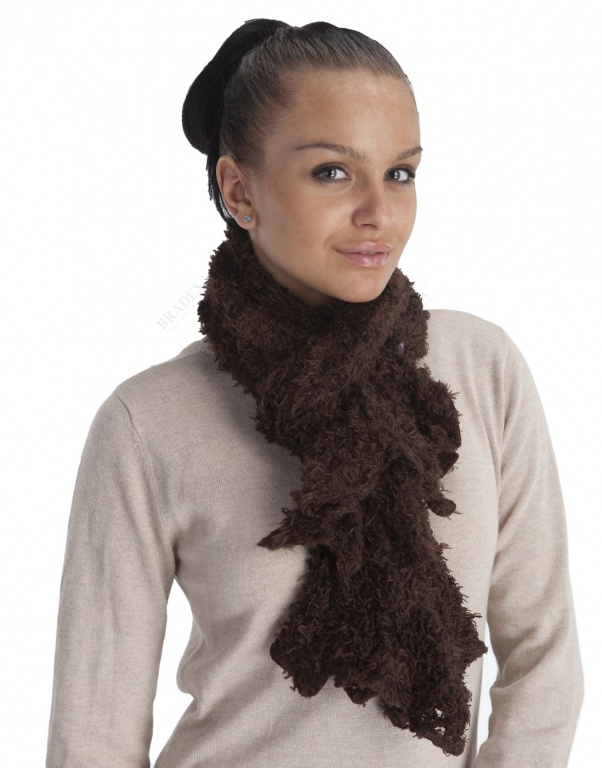 Шарф универсальный, шоколадный «ЧУДО-ШАРФИК» (Magic Scarf, chocolate)