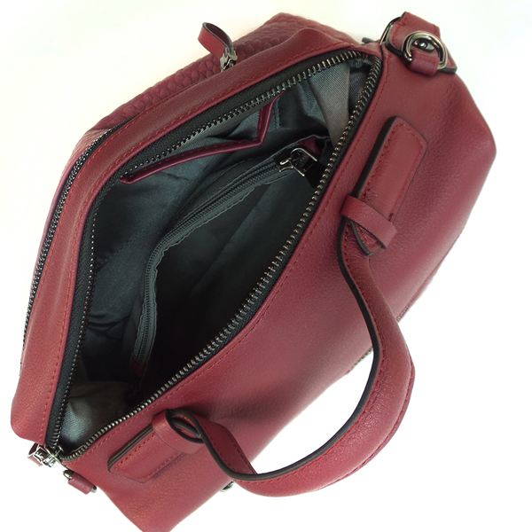 Женская сумка Borgo Antico. Кожа. 2356 wine red