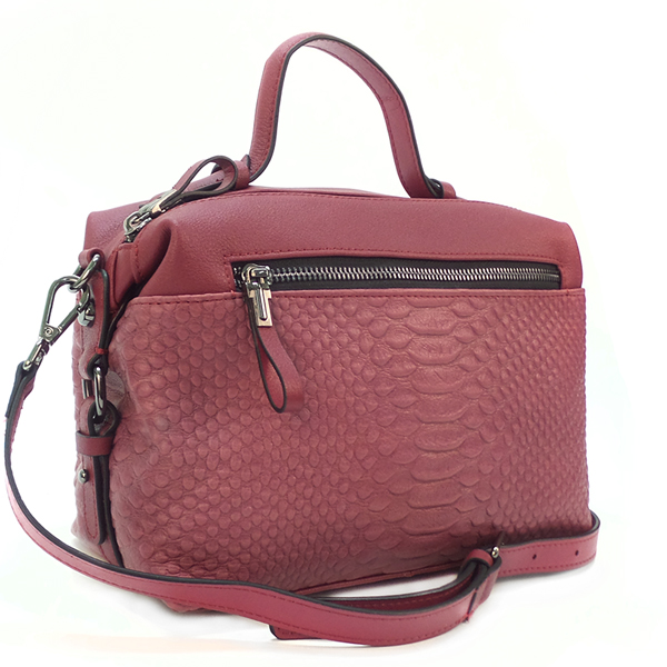 Женская сумка Borgo Antico. Кожа. 2356 wine red