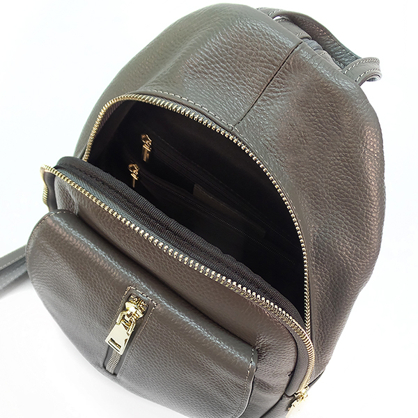 Borgo Antico. Рюкзак - натуральная кожа. 6016/8092# medium ash