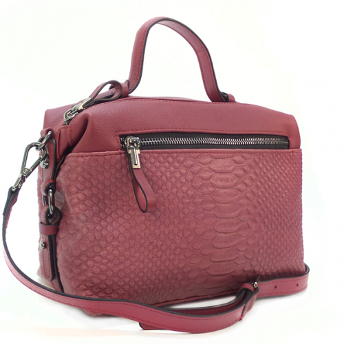 Женская сумка Borgo Antico. Кожа. 2356 wine red