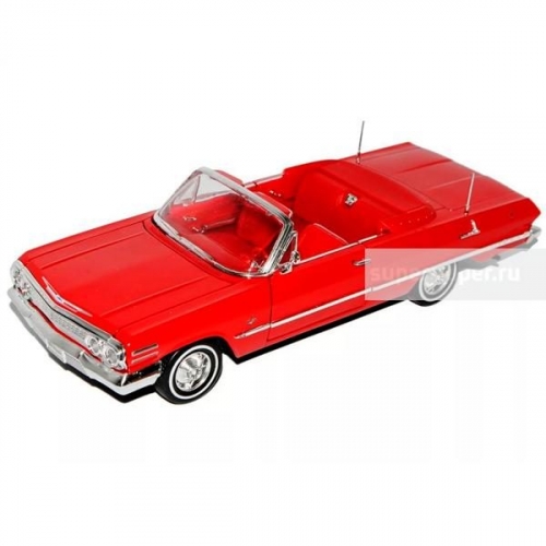 Игрушка модель винтажной машины 1:24 Chevrolet Impala 1963