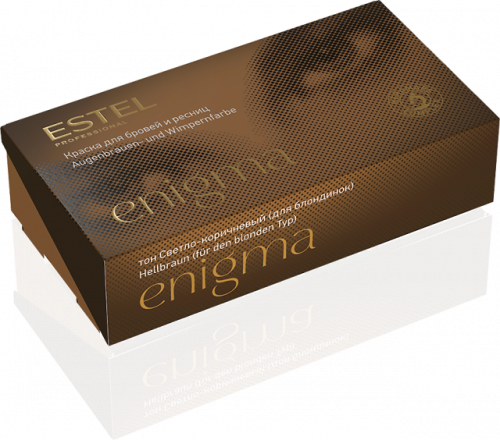 Enigma EN5 Тон светло-коричневый (для блондинок) Краска для бровей и ресниц, 20/20 мл 
