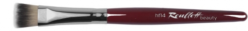 Синтетика мягкая, плоская № 14, для румян, может использоваться как кисть-шлифовщик для придания коже естественного сияния.