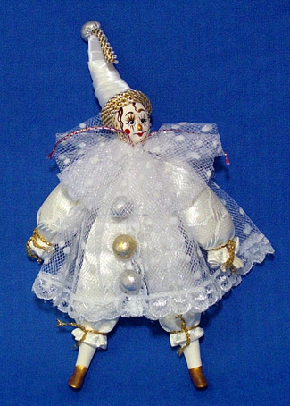 Кукла подвесная Клоун белый, KD21