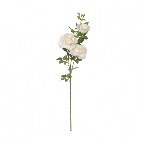 Ветвь розы белая (3цв) 102 см