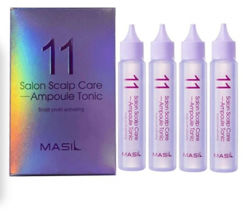 200рMASIL 11 SALON SCALP CARE AMPOULE TONIC Ампульный тоник для кожи головы 30мл*1шт