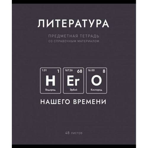 Тетрадь 48 л. линия Нахимичили Литература 022853 в Нижнем Новгороде