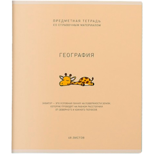 Тетрадь 48 л. клетка Ми-ни-Ми География 022525 в Нижнем Новгороде
