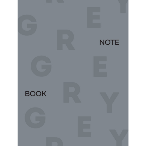 Блокнот 467-0-159-16253-7 в клетку Total Grey. Grey 3 в Нижнем Новгороде