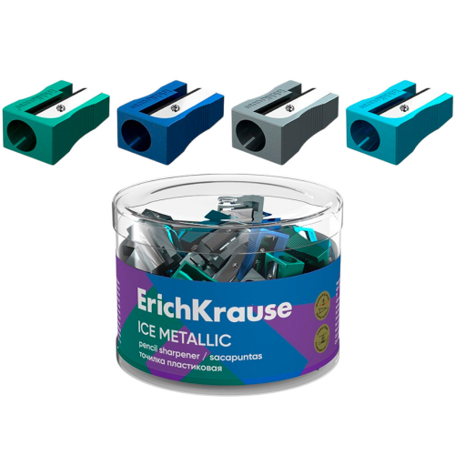 Точилка пластик EasySharp, Ice Metallic, ассорти 63784 Erich Krauze . в Нижнем Новгороде