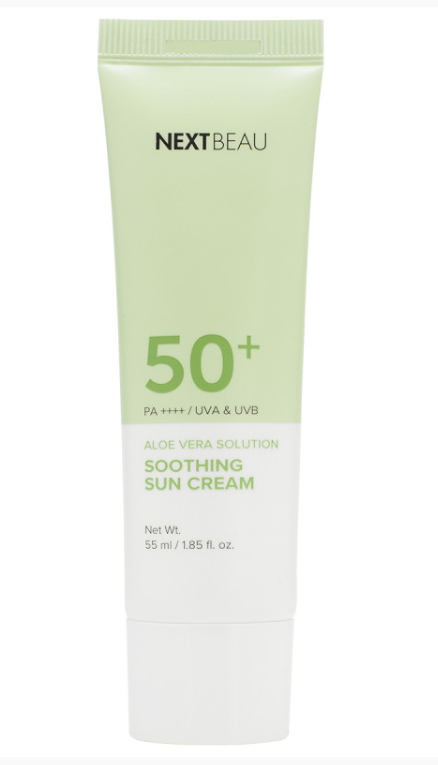 Успокаивающий солнцезащитный крем с экстрактом алоэ Aloe Vera Solution Soothing Sun Cream (55 мл)