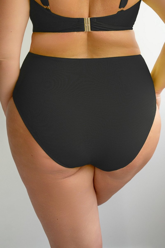 St Трусы купальные KRIS LINE LEMON BLACK Briefshighwai