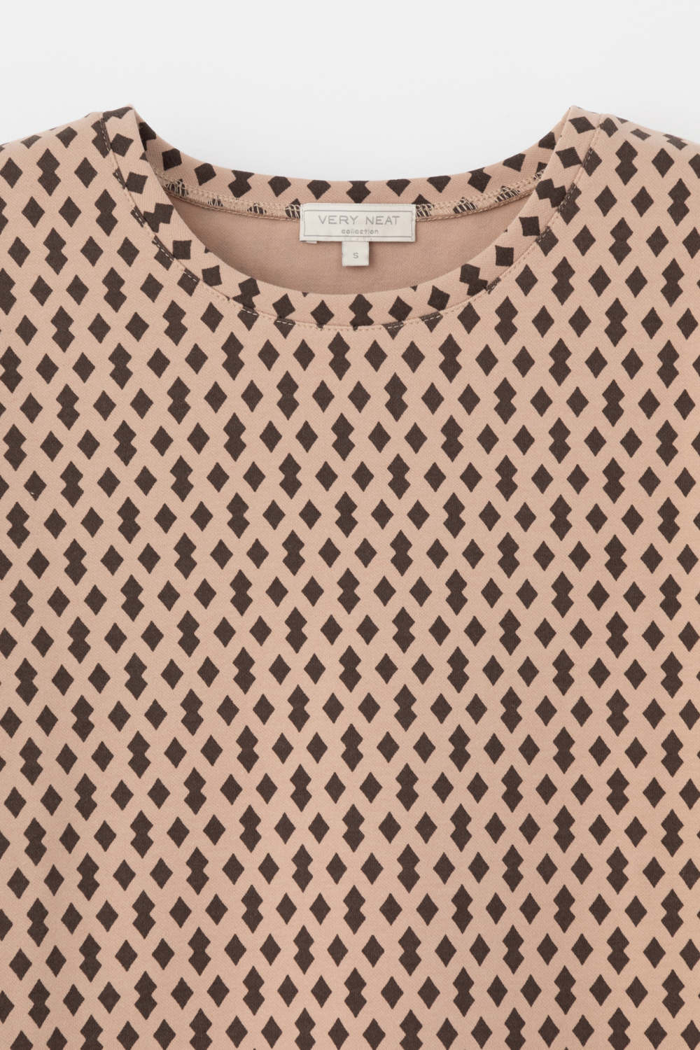 VN Фуфайка ЕВТ 3216 беж, ромбики VN