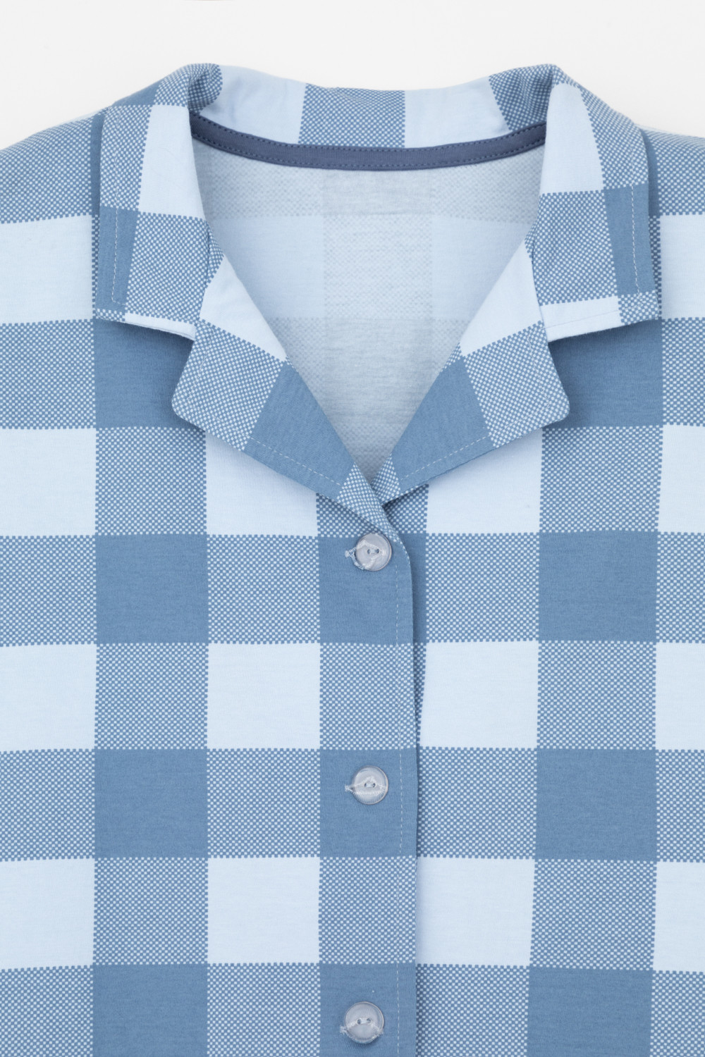 VN Пижама Е 20141 светлый индиго, клетка виши VN