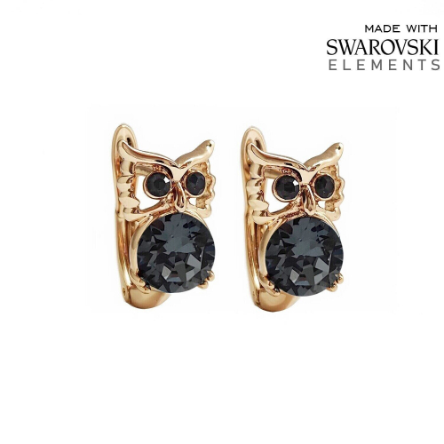 Серьги с кристаллами Swarovski