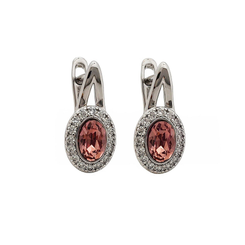 Серьги с кристаллами Swarovski