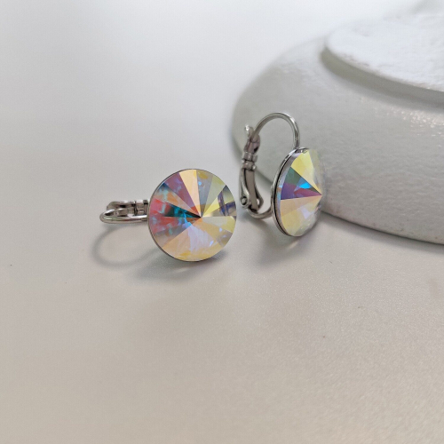 Серьги с кристаллами Swarovski