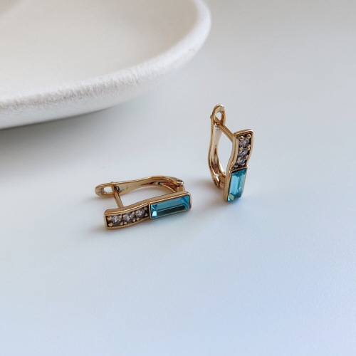 Серьги с кристаллами Swarovski