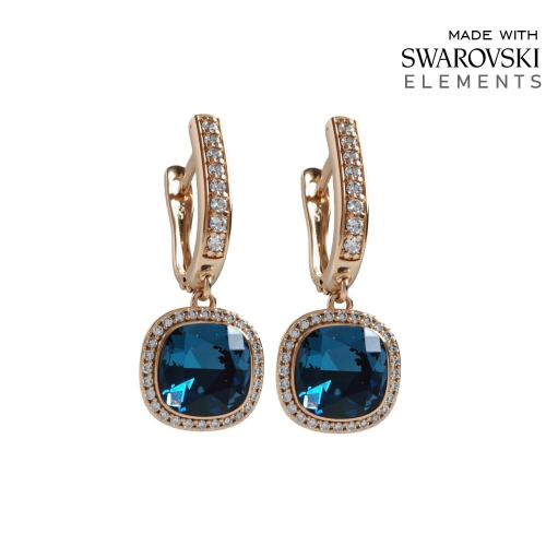 Серьги с кристаллами Swarovski