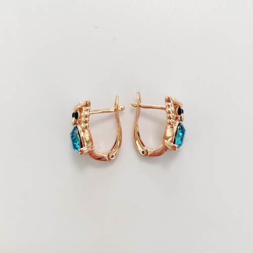 Серьги с кристаллами Swarovski