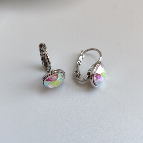 Серьги с кристаллами Swarovski