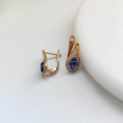 Серьги с кристаллами Swarovski