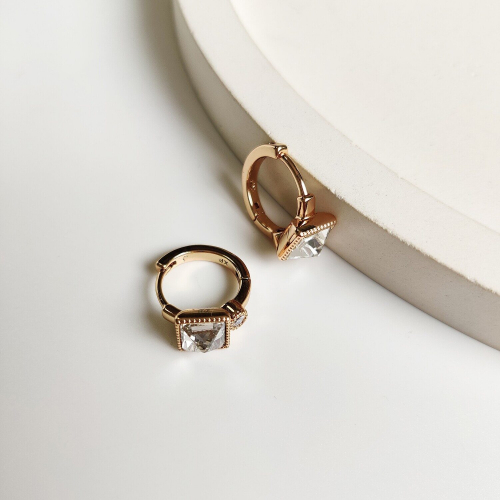 Серьги с кристаллами Swarovski