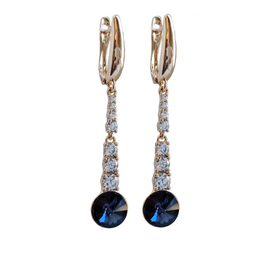 Серьги с кристаллами Swarovski