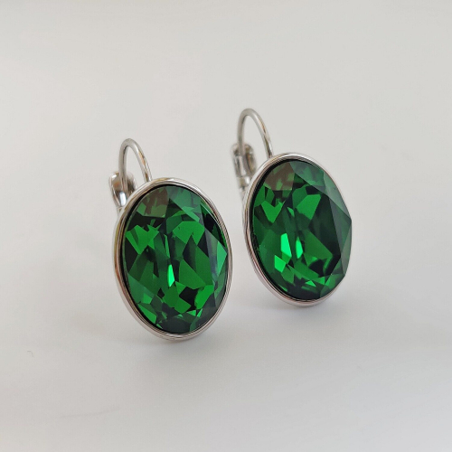 Серьги с кристаллами Swarovski