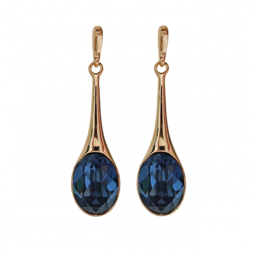 Серьги с кристаллами Swarovski