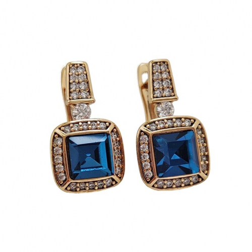 Серьги с кристаллами Swarovski
