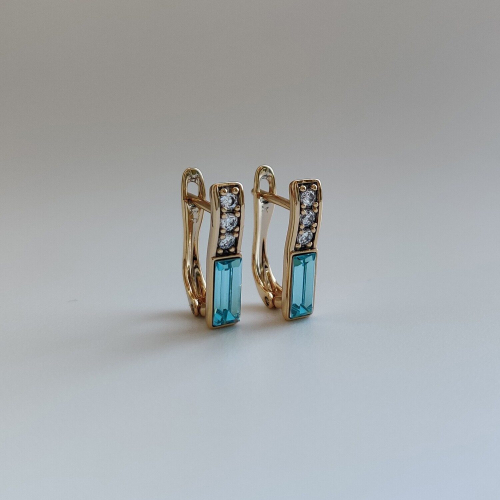 Серьги с кристаллами Swarovski