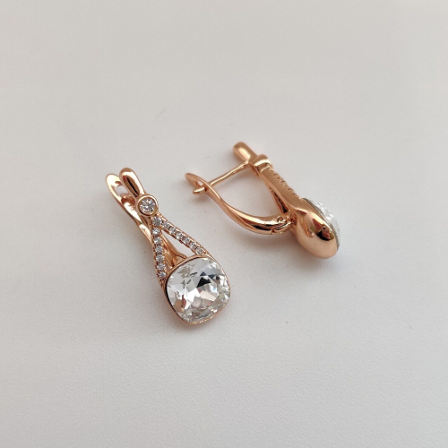 Серьги с кристаллами Swarovski