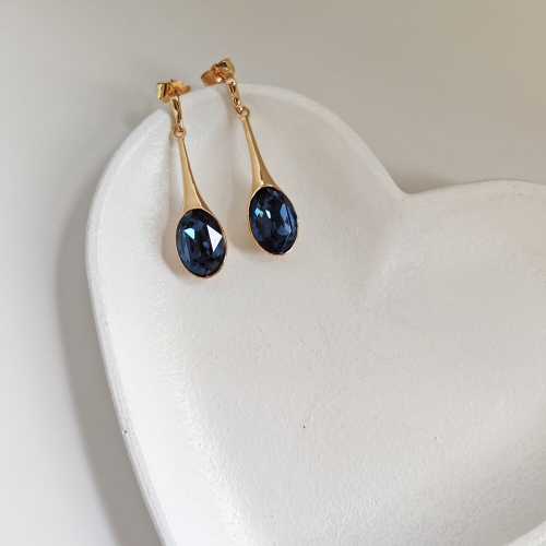 Серьги с кристаллами Swarovski