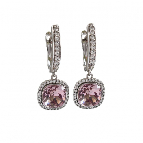 Серьги с кристаллами Swarovski