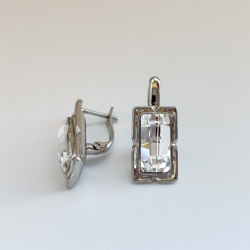 Серьги с кристаллами Swarovski