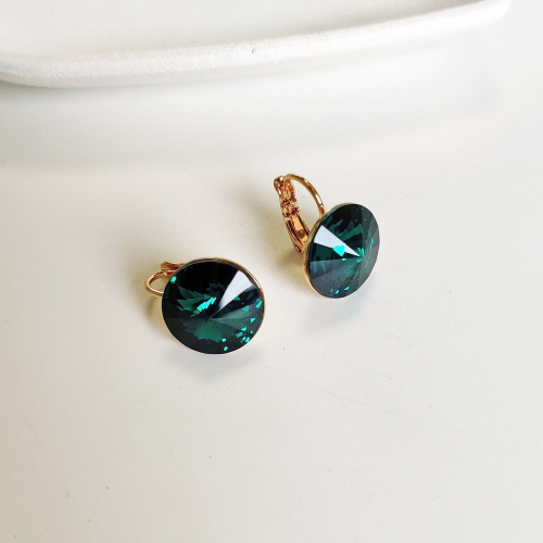 Серьги с кристаллами Swarovski