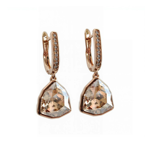 Серьги с кристаллами Swarovski