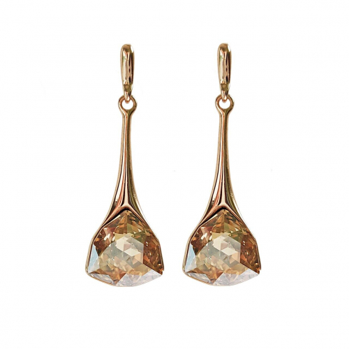 Серьги с кристаллами Swarovski