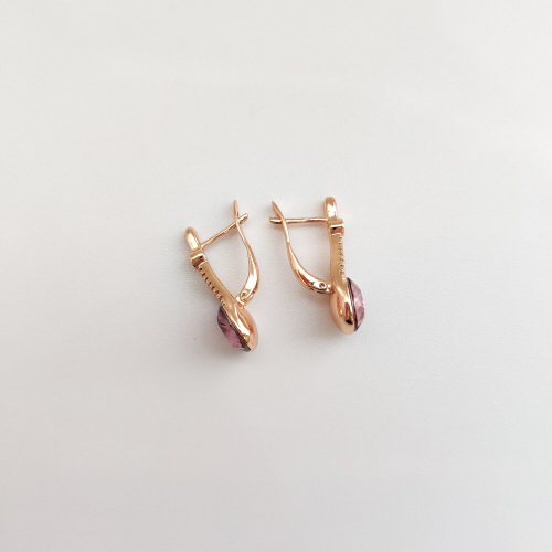 Серьги с кристаллами Swarovski
