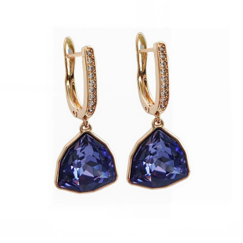 Серьги с кристаллами Swarovski
