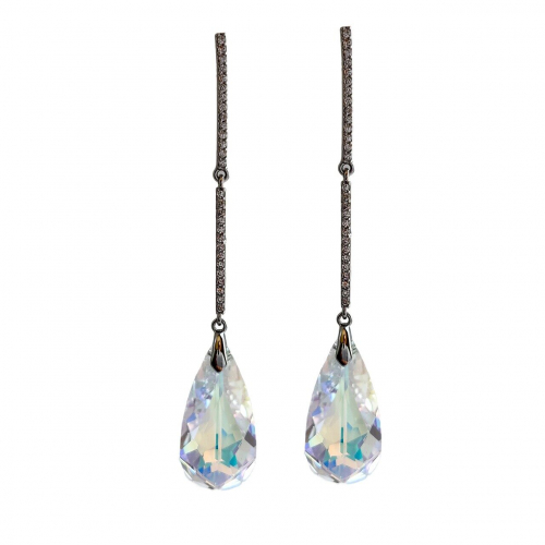 Серьги с кристаллами Swarovski